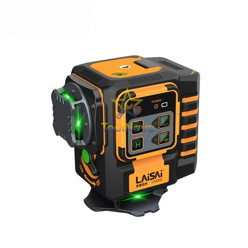 infr ared las er Level High Precision Strong Light Thin Line 12 Line 6652 Green Light Wall Floor Level Meter LS6652 Red Light