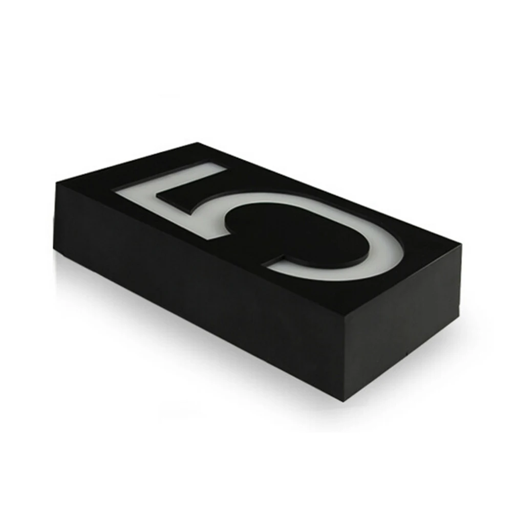 

Solar Number Light Doorplate Waterproof Bright Security Sign Long Life High Quality Garden Hotel