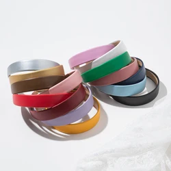 3cm PU Leather Headband Korean Style Fashion  Hairclip Hairbands Chic Vintage Hair Hoop Accessories for Girls Women Ladies