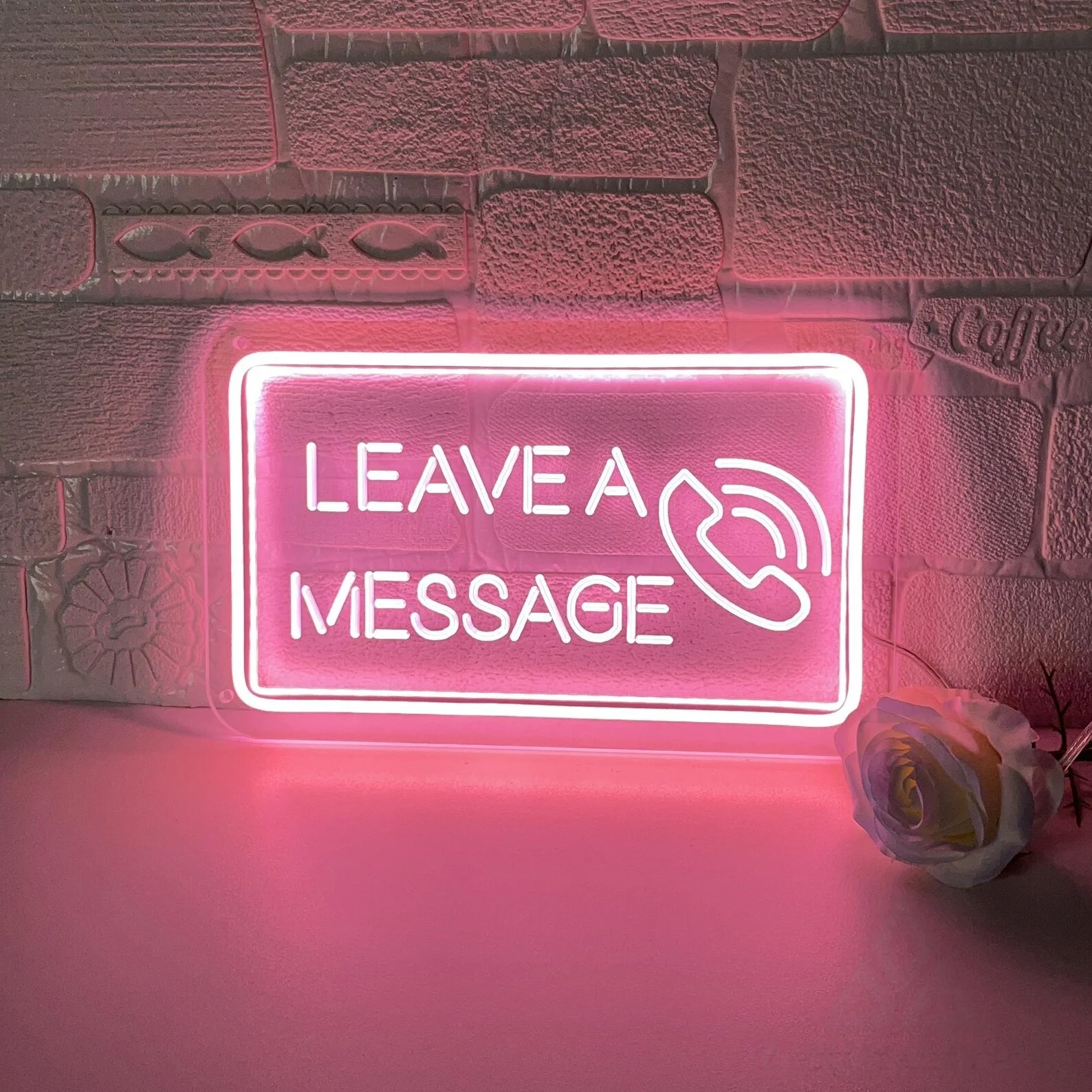 Custom Leave A Message Neon Sign, Light Up Sign, Wedding Reception Guestbook Led Neon Light, Wedding Welcome Sign Party Decor