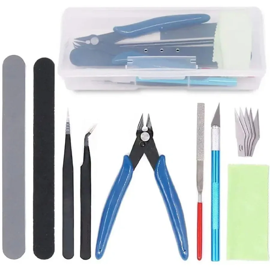 

Model Basic Tools Craft Model Car Hobby Building Repairing Assembly Tool Beginner Handmade Scissors Tweezers