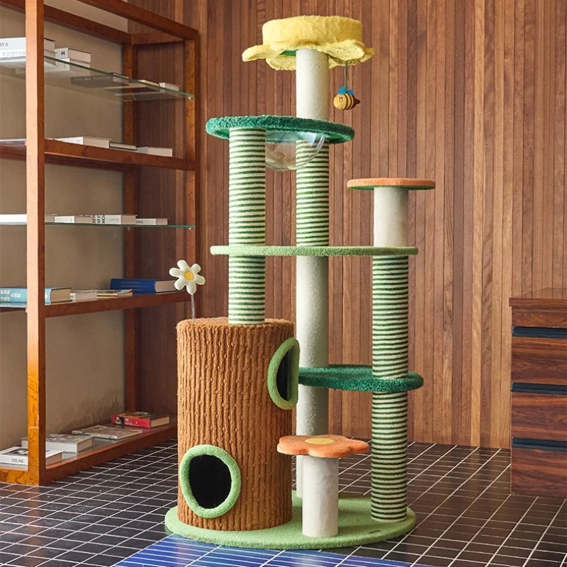 

Garden cat climbing frame cat nest multi-layer jumping platform toy family