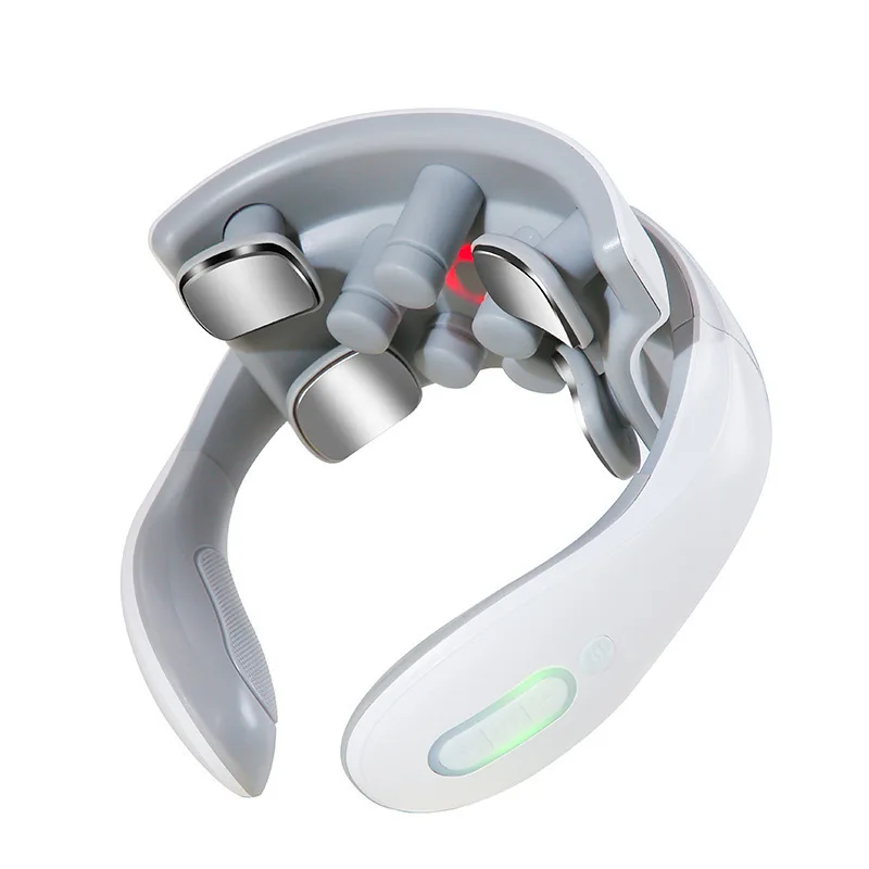 Neck Massage Shoulder Neck Massage Cervical Vertebra Vibrator Heating Relieve Pain Magnetic Pulse Neck Massage Instrument