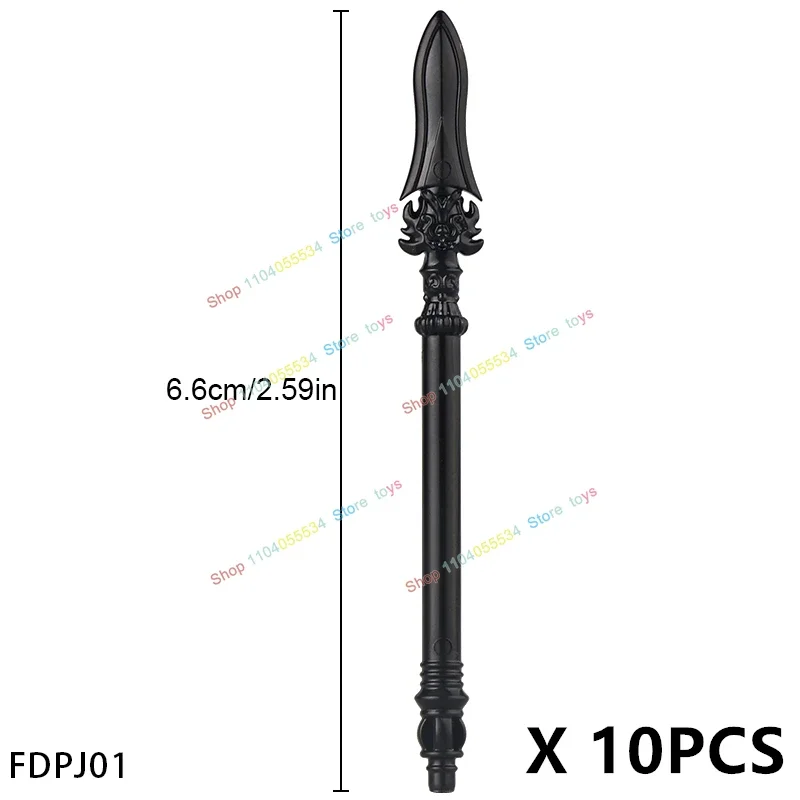 المحارب العسكرية سكين مزدوج الرأس الفأس السيف المطرقة الأسلحة الملحقات القرون الوسطى اللبنات نماذج اللعب الهدايا FDPJ01-20