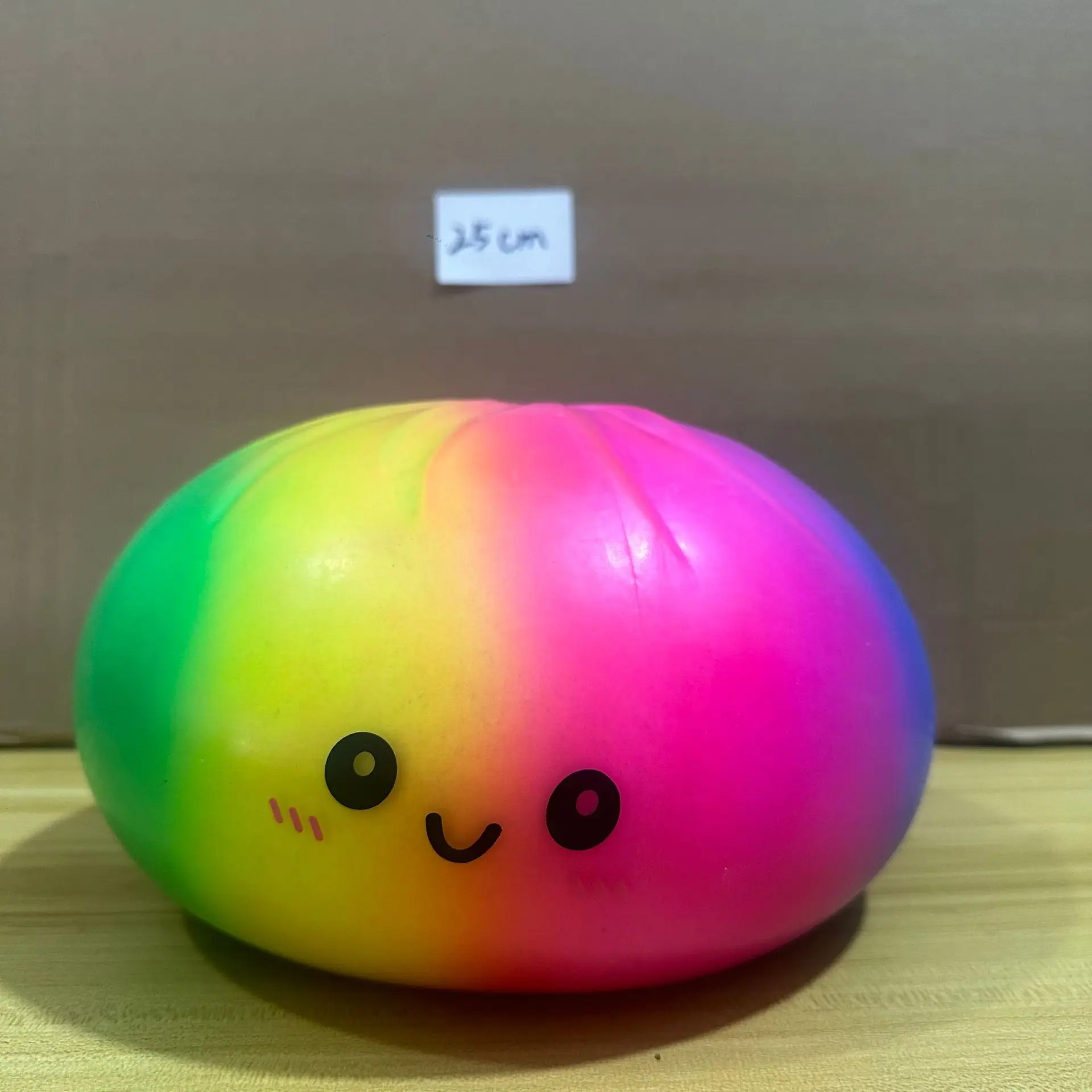 15/25cm Große Regenbogen-Dumplings, Quetschbare Stressabbau-Geschenke, 6/10 Zoll Dumplings, Stress-Fidget-Sensorik-Geschenke, Dehnbare Schreibtisch-Geschenke