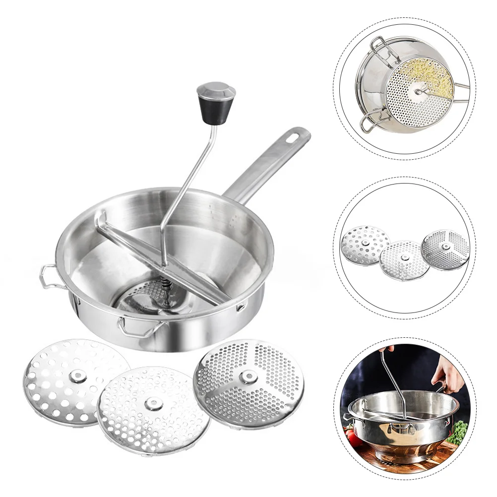 

Stainless Steel Food Blender Kitchen Tool Fruit Vegetable Mixer Grinder Potato Mash Supplies Safe Eco Friendly