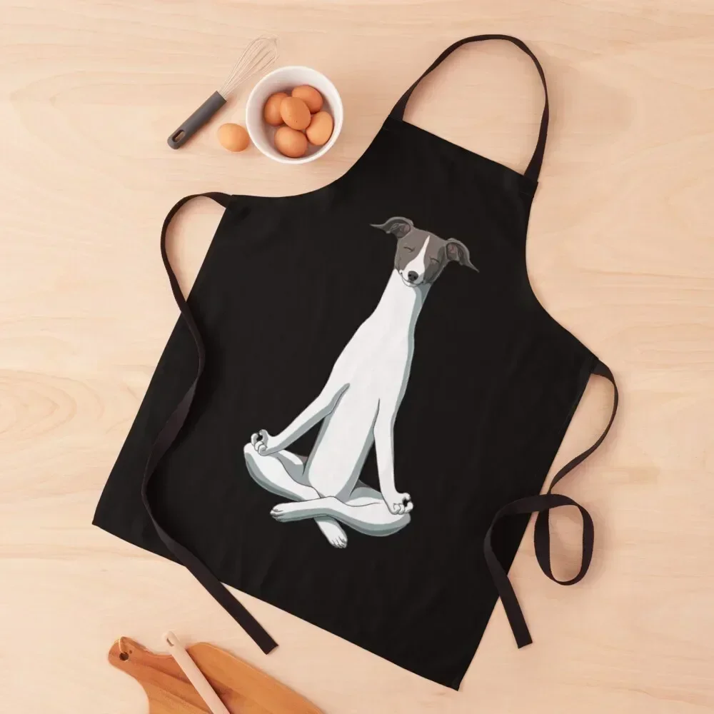 

Yoga Italian Greyhound dog Apron Women Kitchen'S women's kitchens Utensils For Kitchen Teacher Apron