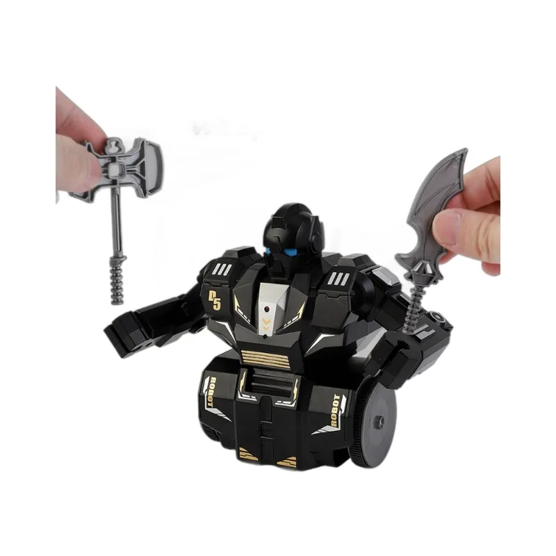 2.4G RC Fighting Battle Robot Intelligent Spinning Sparyying Rotating Remote Control Robots Gifts Toys Boys