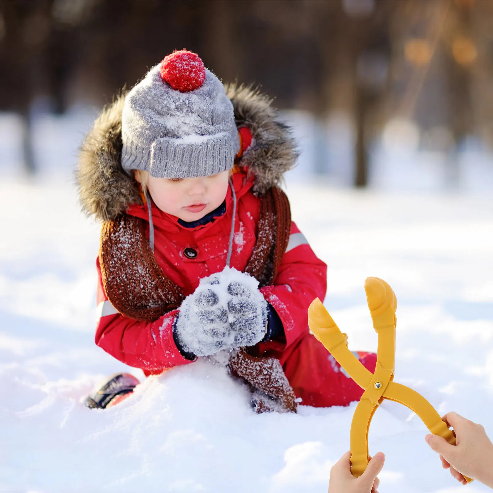

Winter Clamp Kids Outdoor For Children Kids Making Tool Compact Easy Storage Smooth Surface