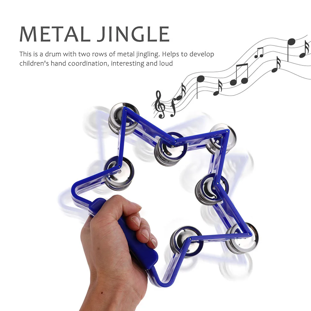 

Hand-ring Drum Music Enlightenment Toys Children Bells Kids Musical Instruments