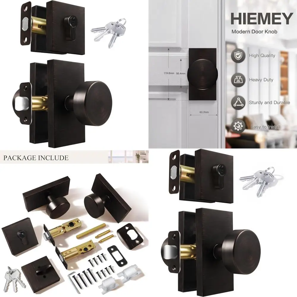 

Внешняя дверная ручка из состаренной бронзы с засов и ключом для передних дверей