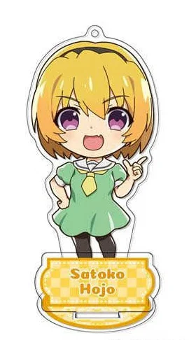 Charm Fans Gifts Higurashi When They Cry Double insertion Acrylic Stand HD Cute Figure Anime Toy Desktop Ornament About 10cm+6cm