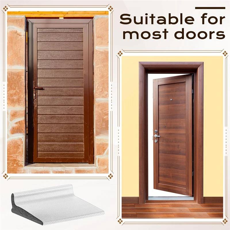 

A19F-Самоклеящаяся рама, дверные уплотнения, стопоры для сквозняков, для шумоизоляции и защиты от атмосферных воздействий, 50 шт. (белые)