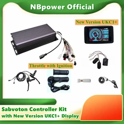 NBpower US Stock sabvoton kit 72V 80A 100A 150A 200A V2 Controller Kit for 3kw 5kw 8kw 12kW Ebike Motor Kit with UKC1 Display