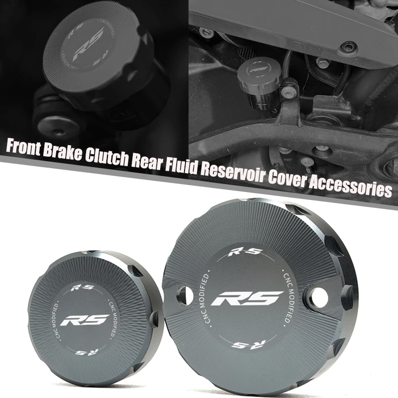 

For Aprilia RS 660 Tuono RS660/RSV4/RS/V4 1100 RSV Mille Motorcycle Accessories Front Rear Brake Fluid Reservoir Cover Caps