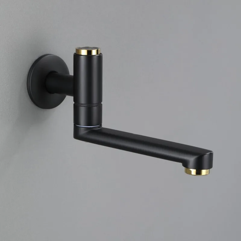 Becola Button Washing Machine Faucet Square Circular Button Type Water Outlet Bathroom Washbasin Faucet