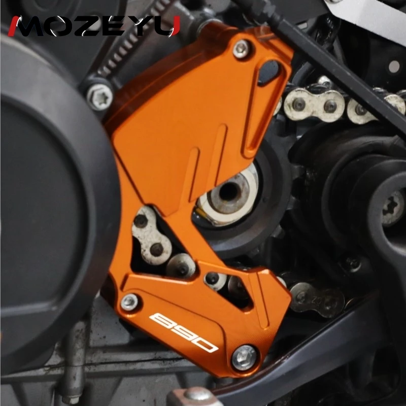 

Chain Guard For KTM 890 SMT 890 SMT890 2023 2024 2025 Motorcycle Accessories Aluminium Front Sprocket Chain Guard Protector