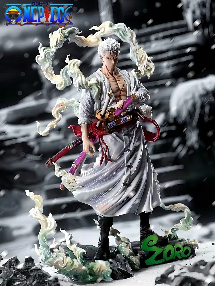 [Pre Sale] One Piece Anime Toy Nika Zoro Nika Sanji 28cm Double Headed Sculpture Gk Figure Model Ornament For Boys' Birthday Gif