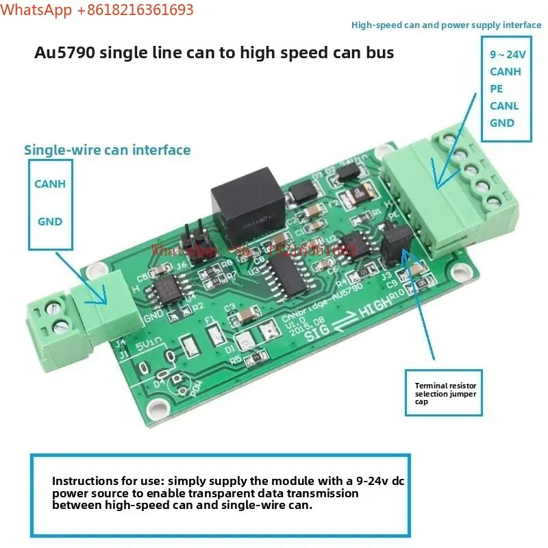 Limited Offer  AU5790 Single Line CAN to High Speed CAN