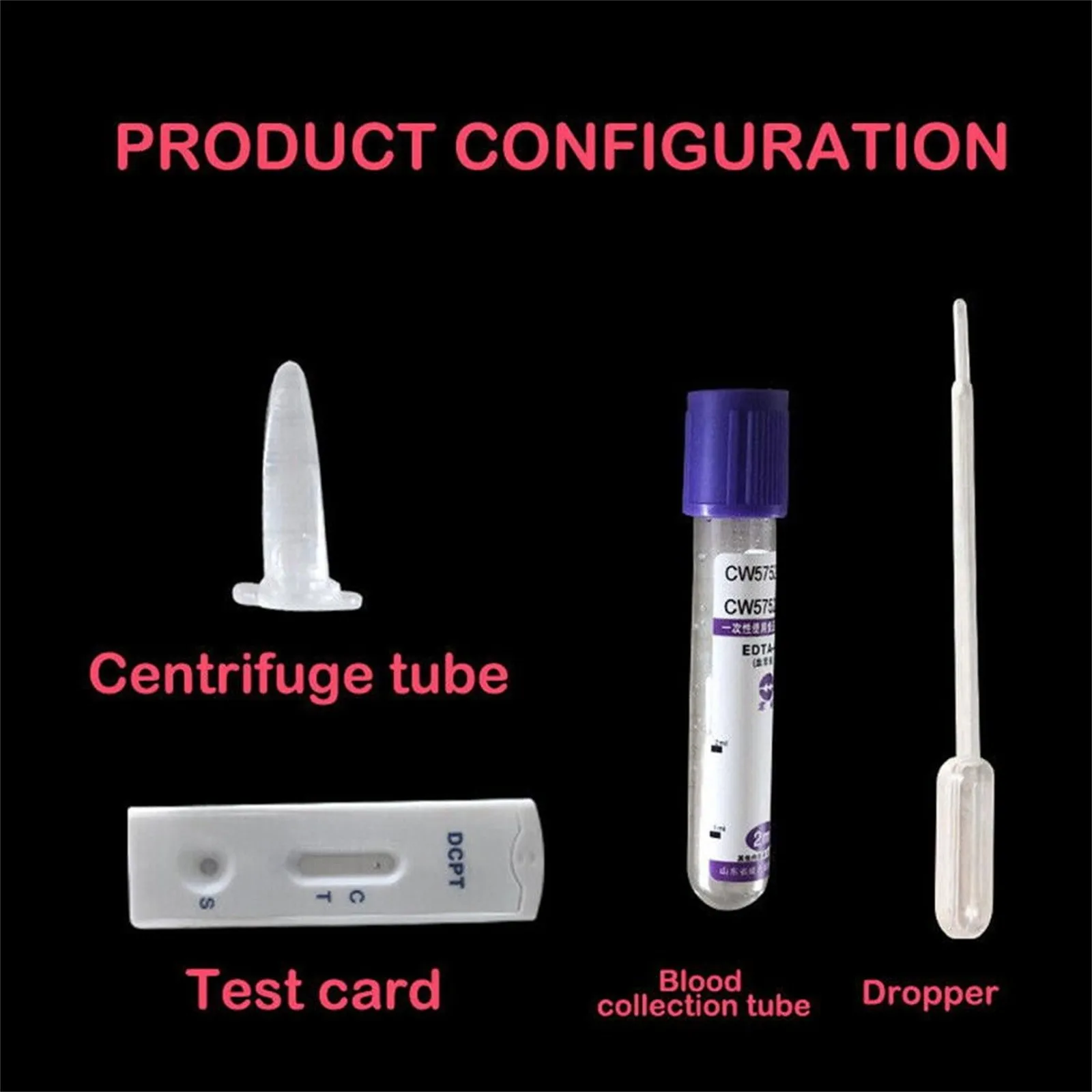 Home Dog Pregnancy Test Kit 15 Minutes Rapid Testing Serum or Venous Blood Test Suitable for All Large, Medium and Small Dogs