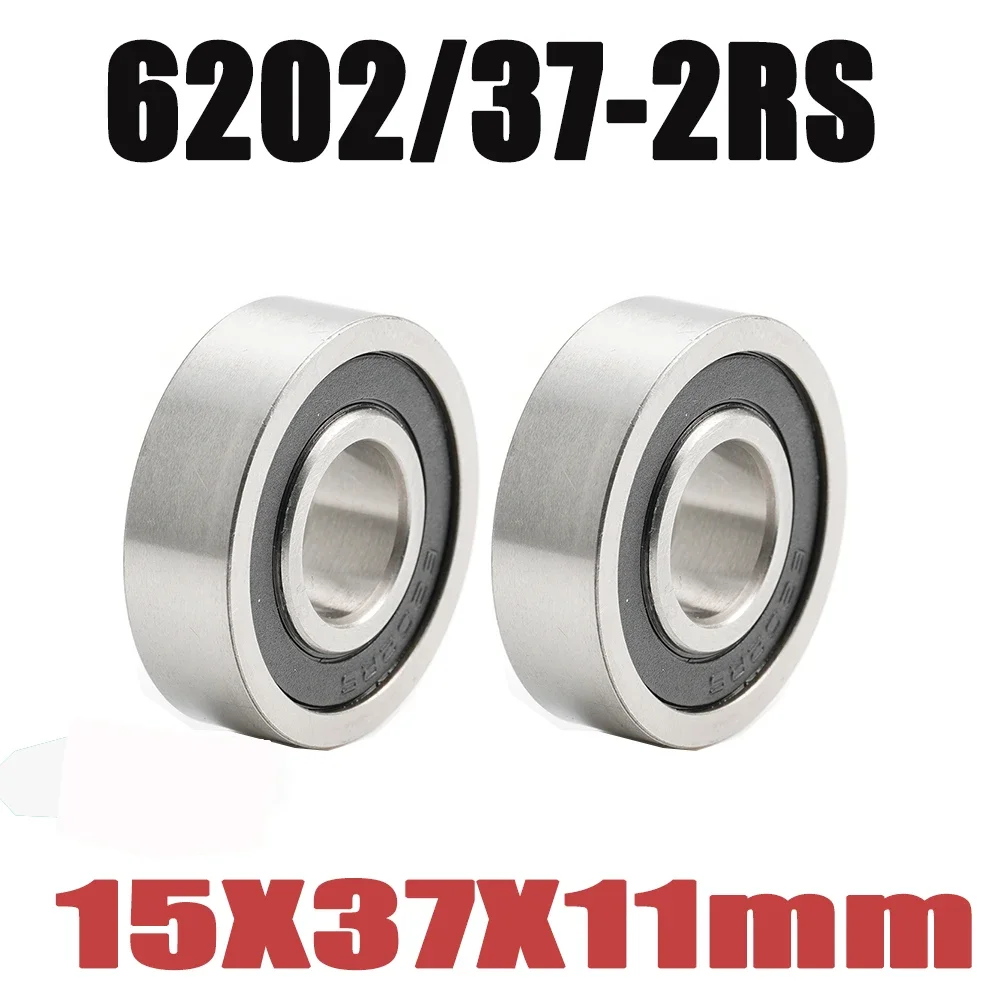 6202-2RS cuscinetto 153711 cuscinetti a sfera Non standard (2 pz) 15*37*11mm 6202/37 2RS diametro esterno 37mm