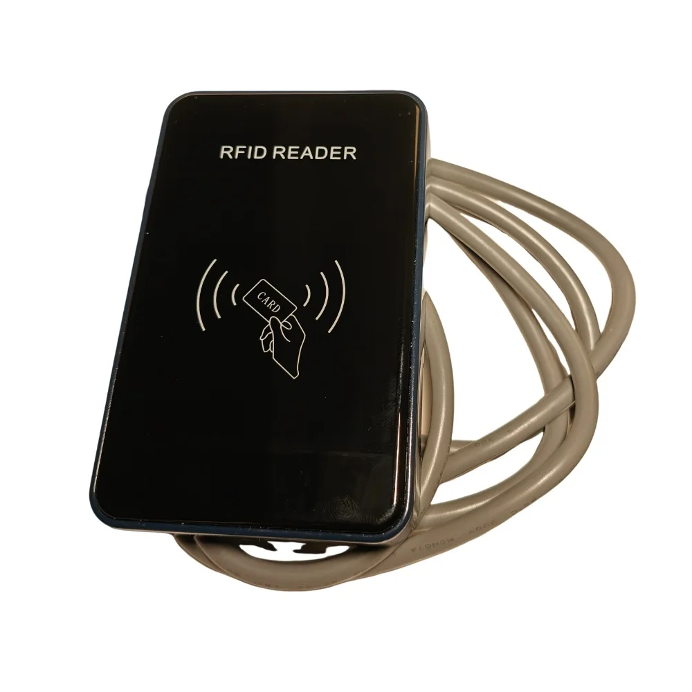 قارئ بطاقات RFID RS232 13.56 ميجا هرتز متوافق مع بطاقة i Class ISO14443A NFC MF