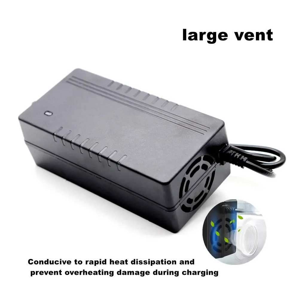 60V 3A 18650 Lithium battery Pack Charger 16S tring Constant current constant voltage 67.2V Polymer Charger DC 5.5*2.1mm