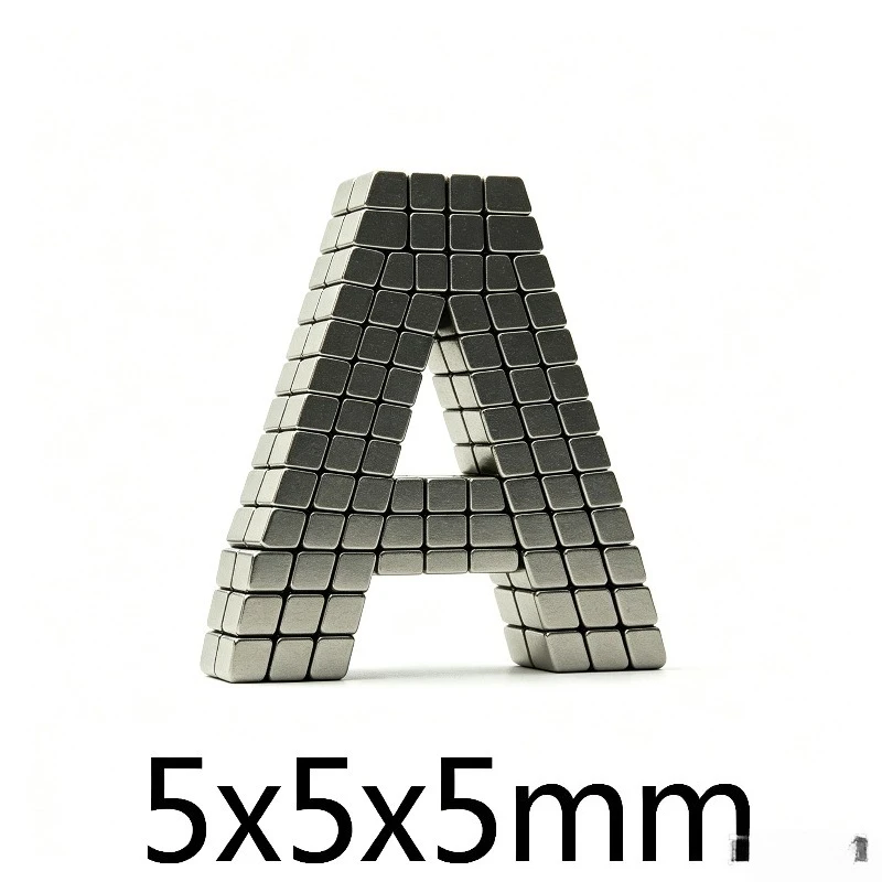 5X5X5mm Small Square Magnets N35  Neodymium Magnet Permanent NdFeB Strong 5*5*5mm Powerful Magnetic