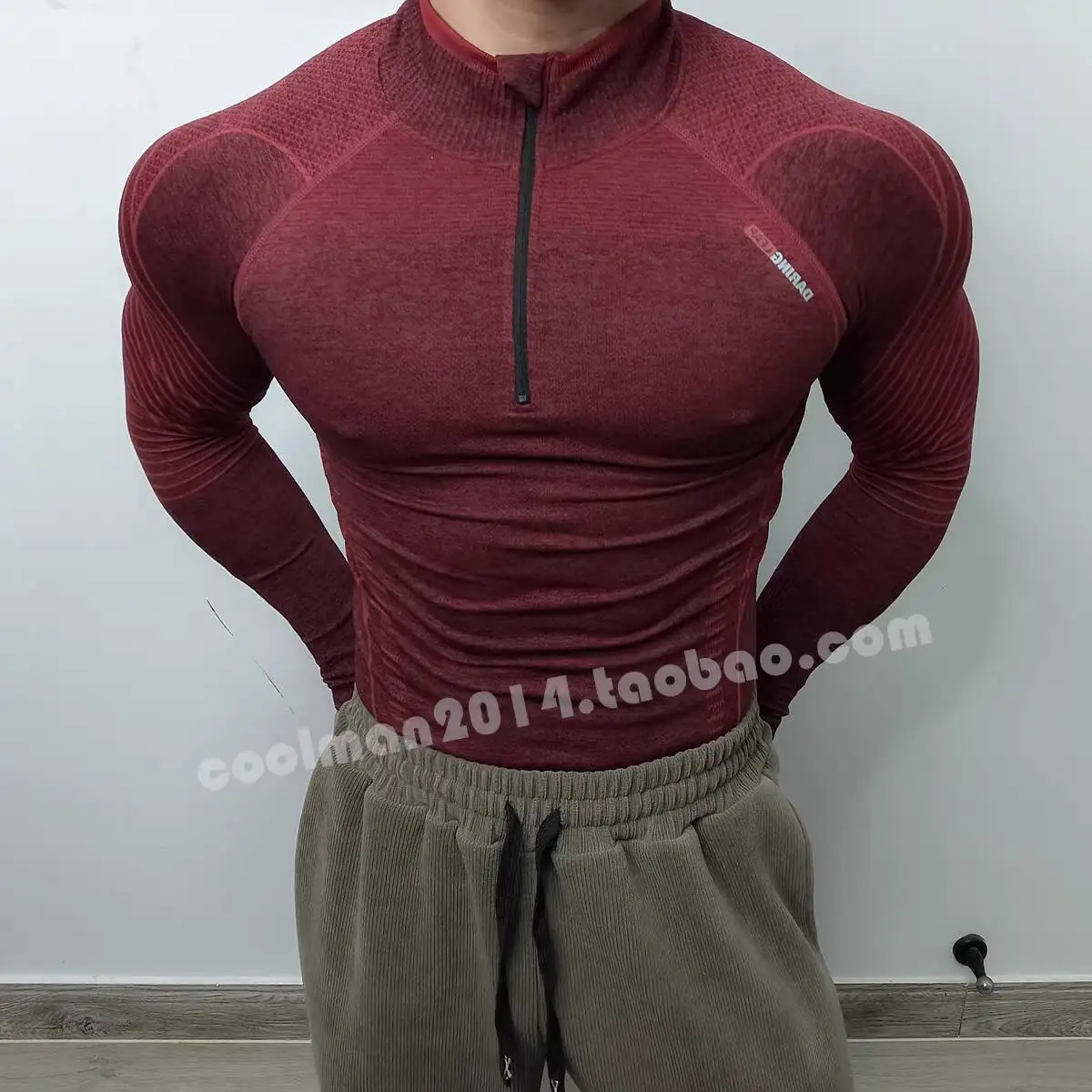 Summer Knitted T Shirt Hip Hop Long Sleeve Fitness Shirts Casual Gym Vintage Top Streetwear