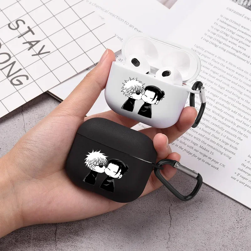 Q-Version Airpod-Hülle mit Anime-Muster, Kopfhörer-Abdeckung für AirPods 2, 3, Pro, 2. Generation, perfektes Geschenk für Teenager, Jungen und Mädchen