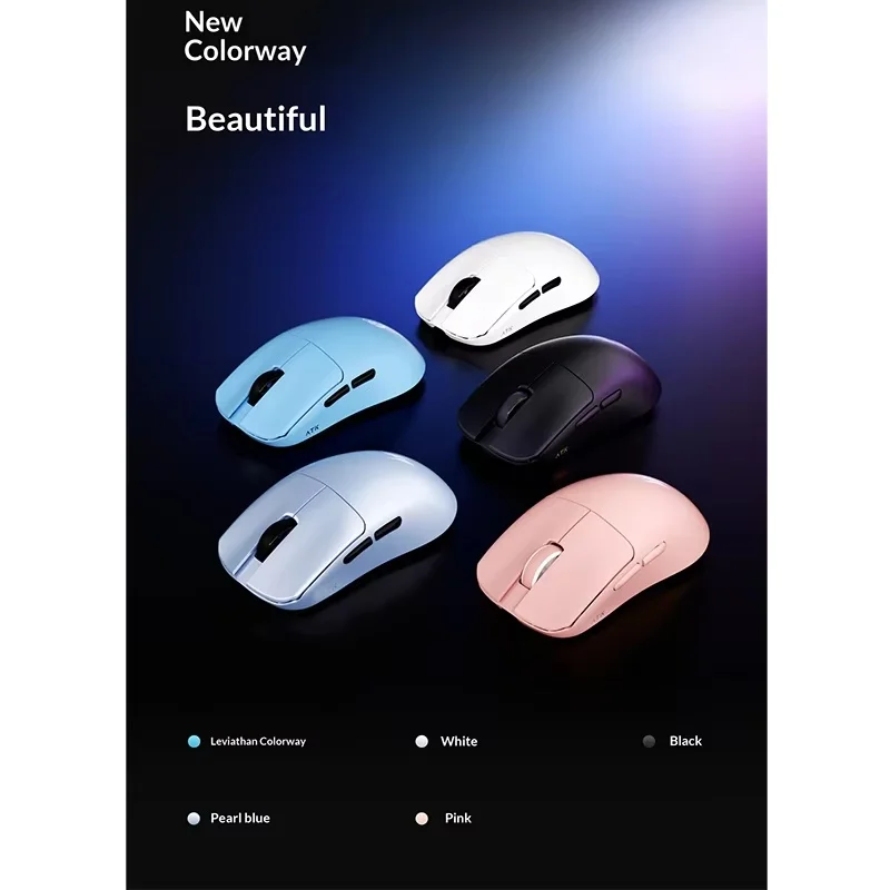 

Беспроводная мышь ATK Liekong F1V2: легкая, эргономичная, флагманская модель для гейминга, киберспорта и офиса, идеально подходит для Valorant