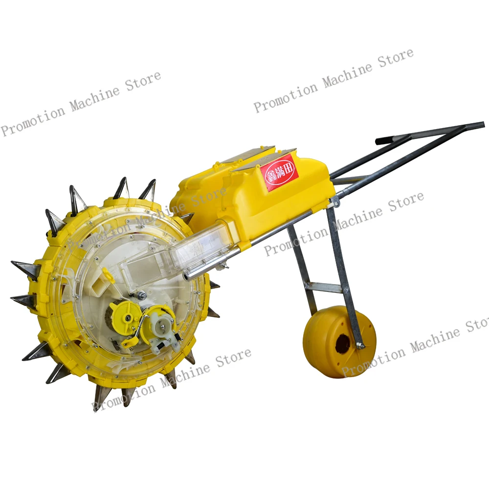 

YYHC-двухствольная портативная сеялка для кукурузы с удобрениями, многофункциональная ручная сеялка для зерна