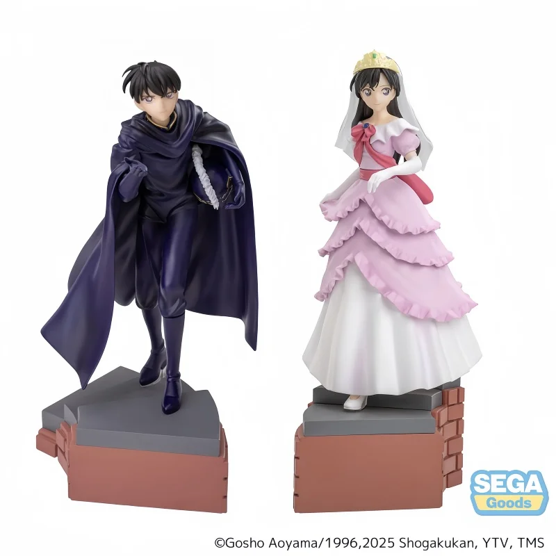 Sega Luminasta Detective Conan Kudou Shinichi Mouri Ran -Propose- Pvc Anime Action Figures Model Collection Toy