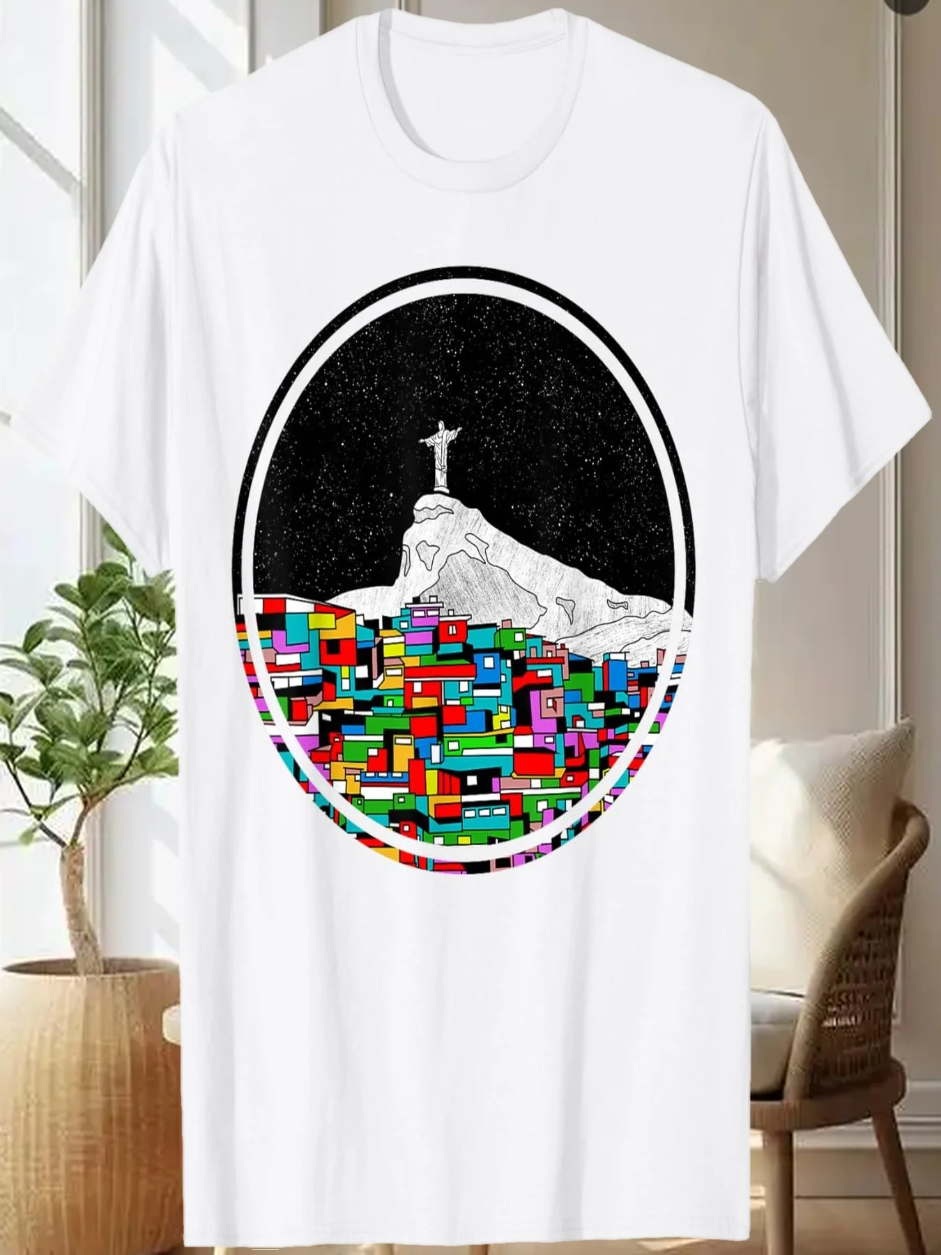 

Футболка с принтом «Рио де Жанейер» «Христый Redeemer»