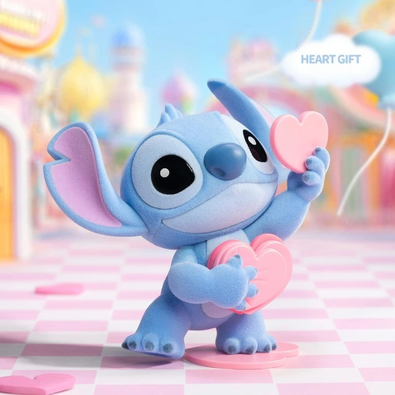 Stitch Warm Roze Serie Speelgoed Desktop Creatieve Cartoon Ornament Auto Decoratie Mystery Box Leuke Randapparatuur Verrassingsgeschenken