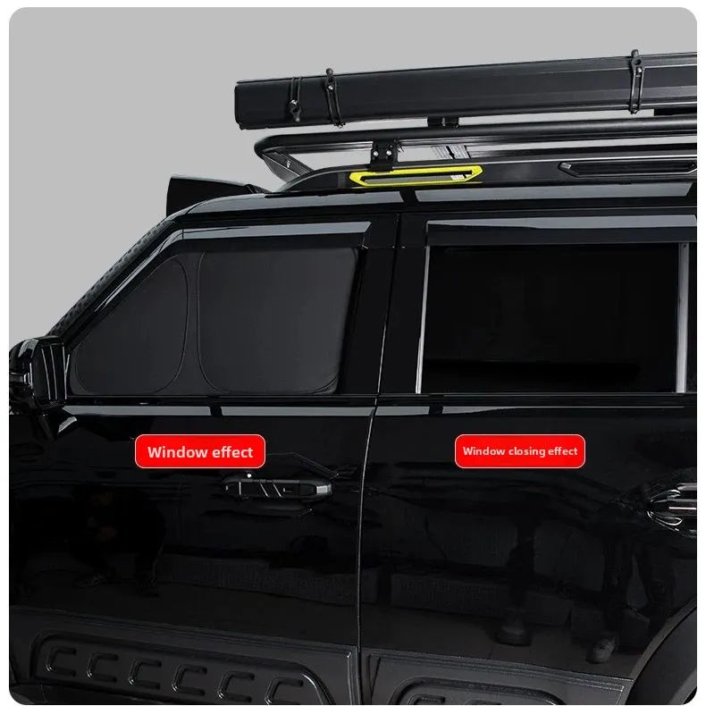 Version/Fengyun T9 Front Windshield Sunshade Privacy Curtain Titanium-silver Composite