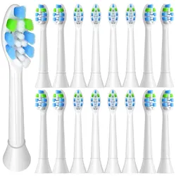 Replacement Toothbrush Heads Compatible with Phlips Sonicare Soft Replacement Electric Brush Head 4100 6500 6100 7500 5300 1100