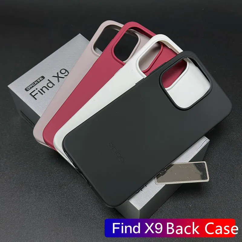 

Original Back Case For OPPO Find X9 Ultra Thin Slim Soft Shockproof Rubber Skin Matte Back Cover