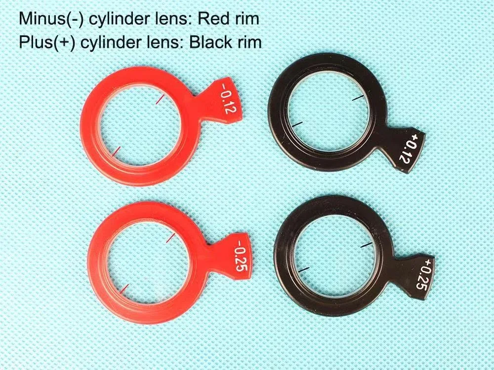 Optische Proeflens Set TLS-266 Oftalmische Instrumentale Lens 266 Stuks Optische Proefframe Kit Set Plastic Ring