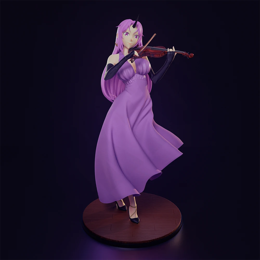 1/24 Belle violino bella ragazza modello in resina figura giocattolo artigianale smontato in miniatura riduzione statua non verniciata kit