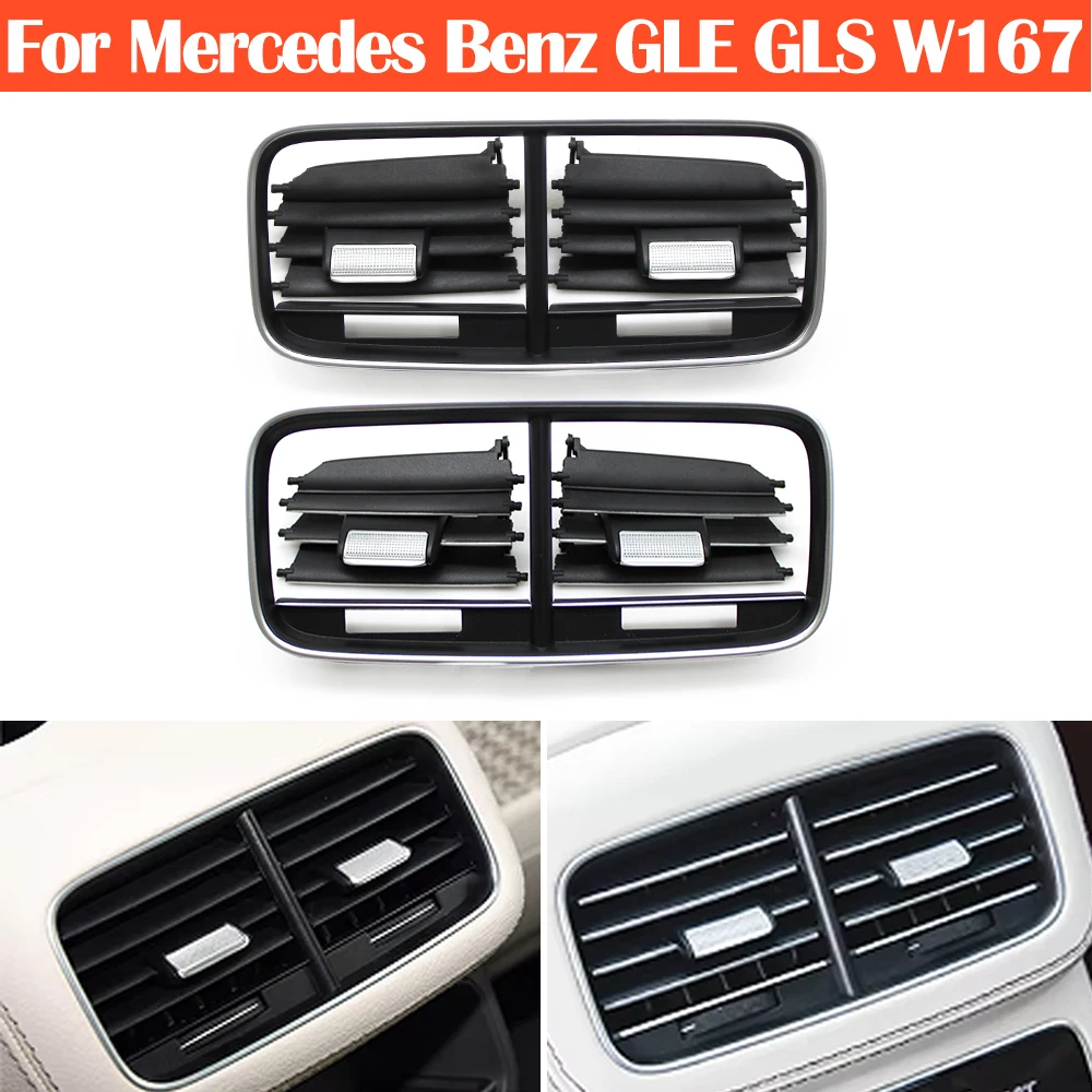 

Car Rear Seat Air Conditioner AC Vent Grille Tab Clip Outlet Outer Frame Repair Kit For Mercedes Benz GLE GLS W167 2020-2025