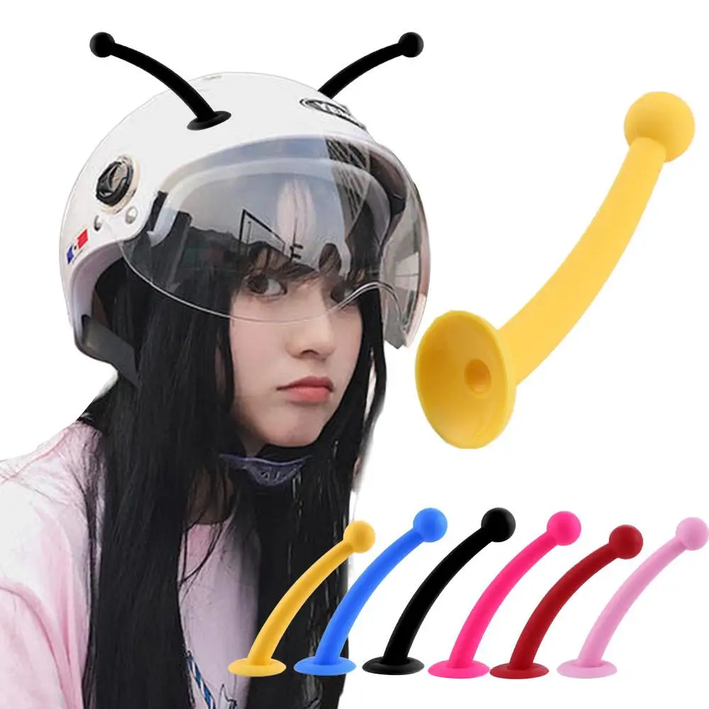 1pcs Motorcycle Helmet Antenna Baby Sucker Bee Snail Tentacles Horns Decorative Accessories Universal Creative Portable