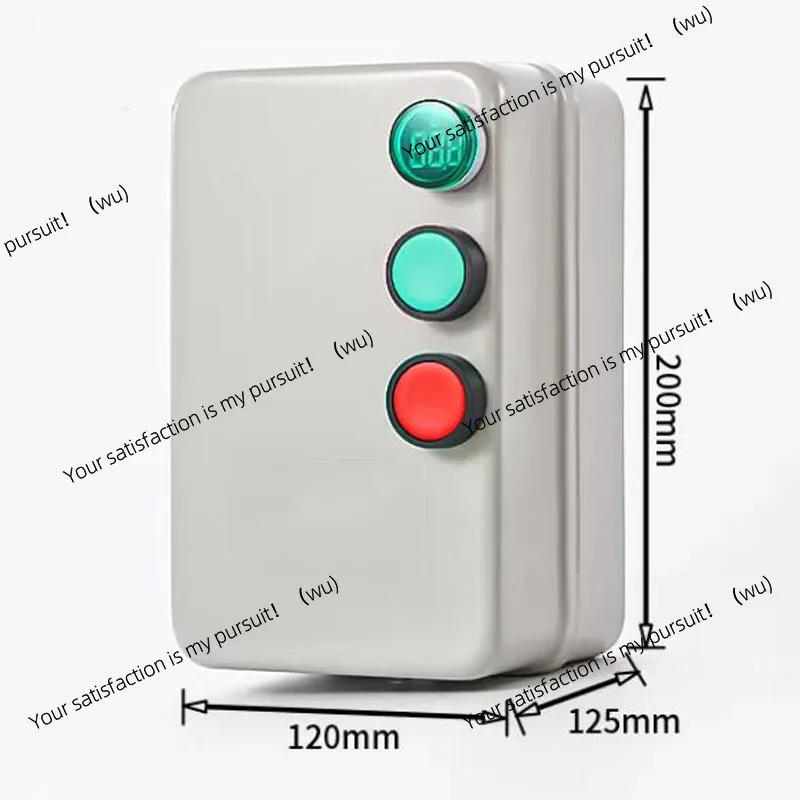 JD-8 Magnetic Starter with AC Contactor, Current Adjustment, Indicator Light, Overload & Phase Loss Protection, 380V