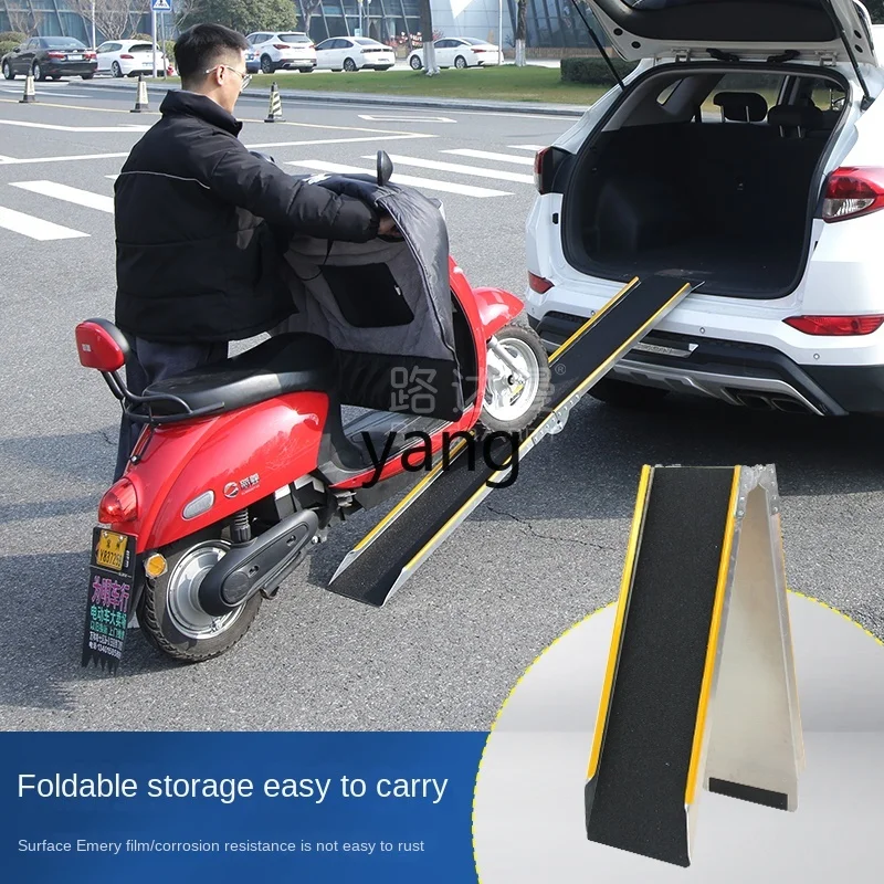 CX  Electric Motorcycle Wheelchair Up Stairs Steps Loading Artifact Accessible Ramps