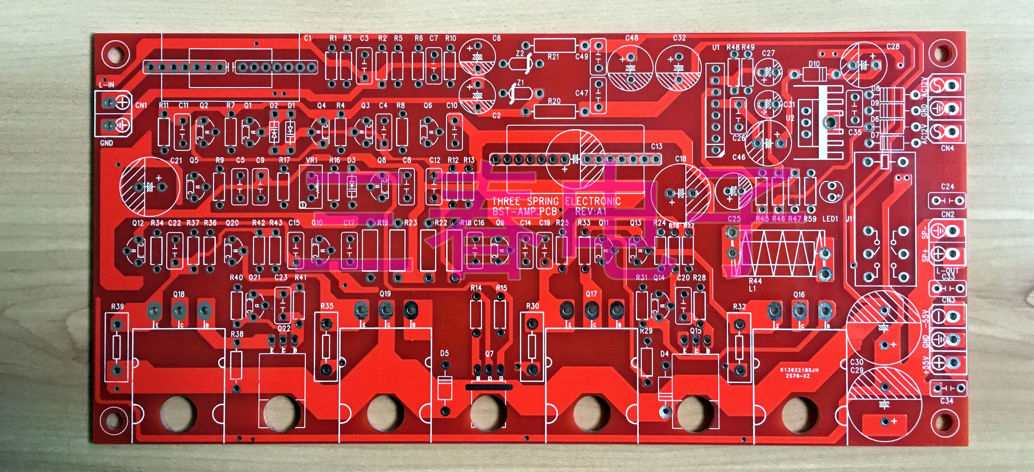 Bryston เครื่องขยายเสียง PCB เปล่าเครื่องขยายเสียง Blank Board Bryston สองช่อง Symmetry