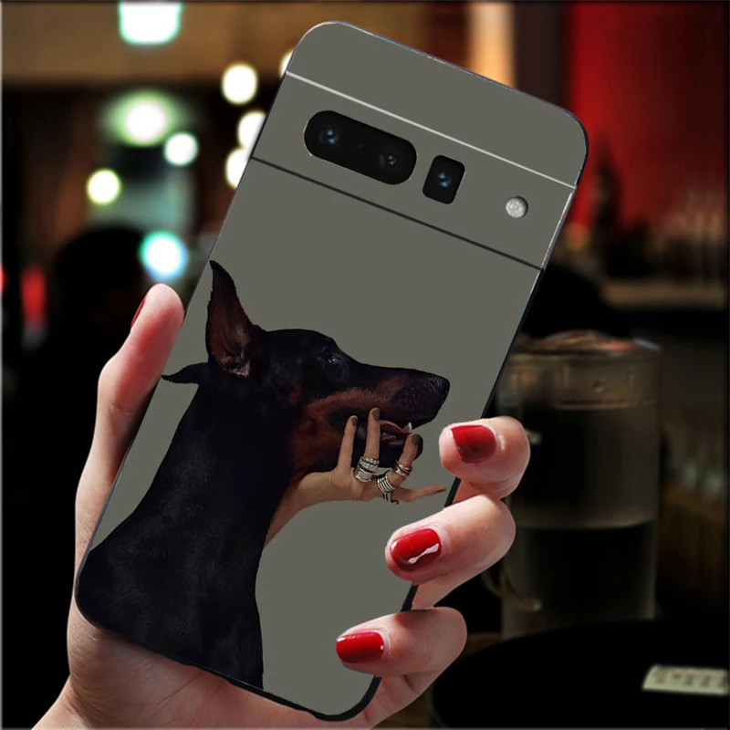 

Phone Case For Google Pixel 10 9 Pro XL 9A 8 7 6 Pro Pixel 8A 7A 6A Pixel 8 7 6 5 Doberman Dog Animal