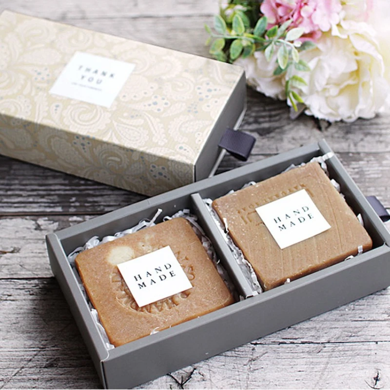 10/20/30 teile/los Kraft Tee Schublade-typ Kreative geschenk box seife tee pull box kosmetische schublade karton