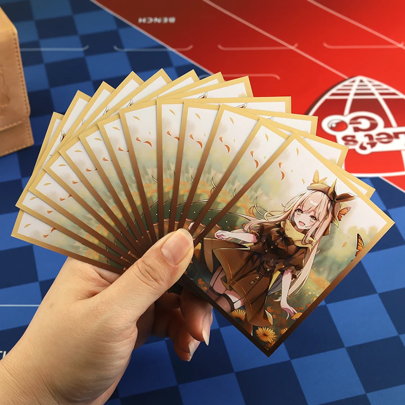 64pcs/set MUNTO Printing Card Sleeve PTCG Anime Game Collection Card Protective Cover Gift Toy 66*91mm