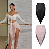 Fashion Latin Dance Fringed Skirt Women'S Triangle Tassels Skirts Sexy Chacha Samba Latin Dance Wear Training Skirts