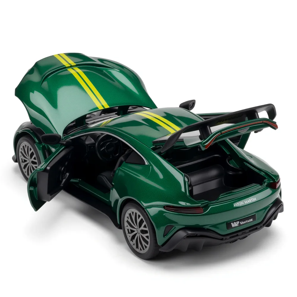 

Модель спортивного автомобиля 1:32 V12 Vantage, высокодетализированная, из металлического сплава, коллекционная, детская игрушка, подарок.